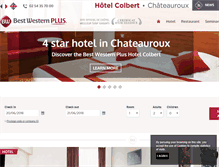 Tablet Screenshot of hotel-colbert.fr